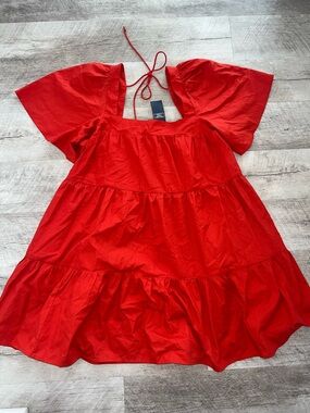 NEW Abercrombie & Fitch Scarlet Mini Dress with Pockets